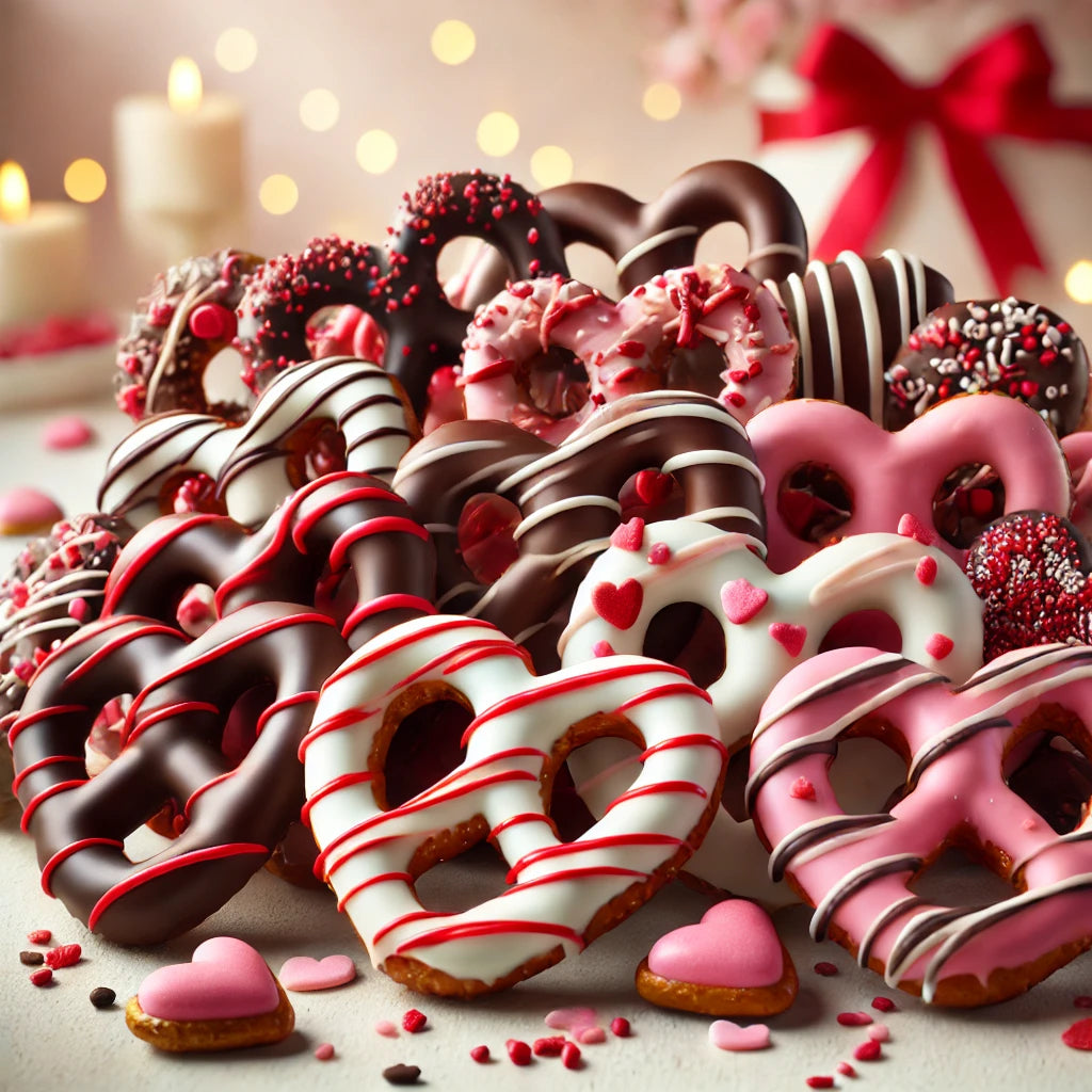 Valentine's Dipped Pretzels