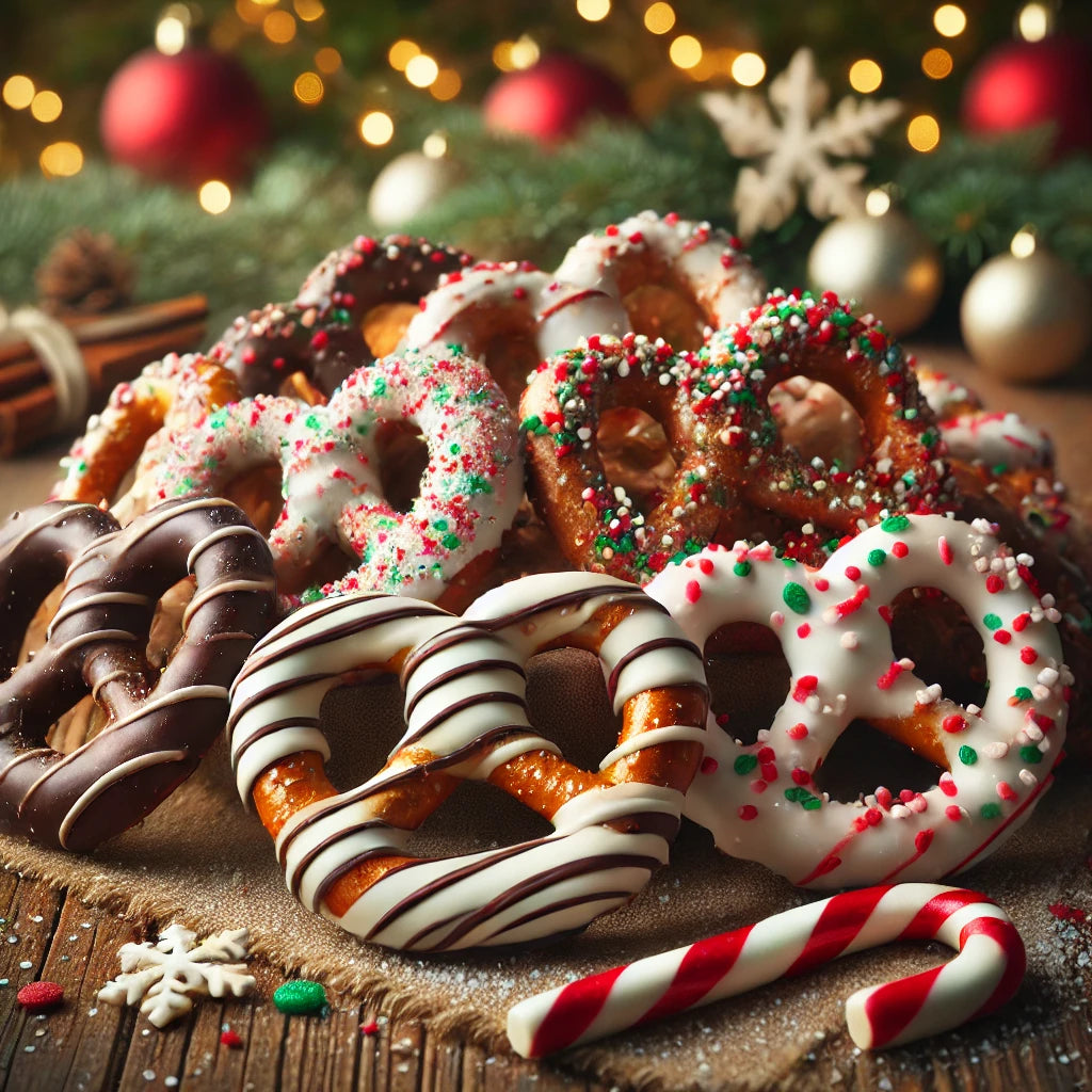 Christmas - Dipped Pretzels