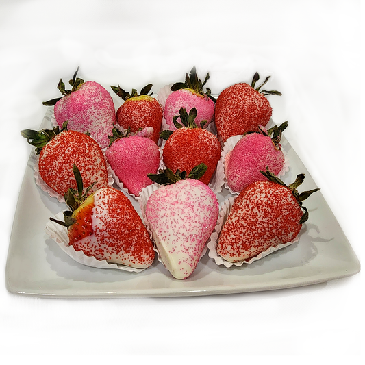 Sprinkled Dipped Strawberries