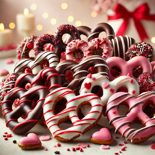 Valentine's Dipped Pretzels